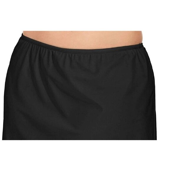 Island Escape Bikini Swim Skirt Women's Plus-size Solid Mini Swimwear Bottom - Picture 6 of 6